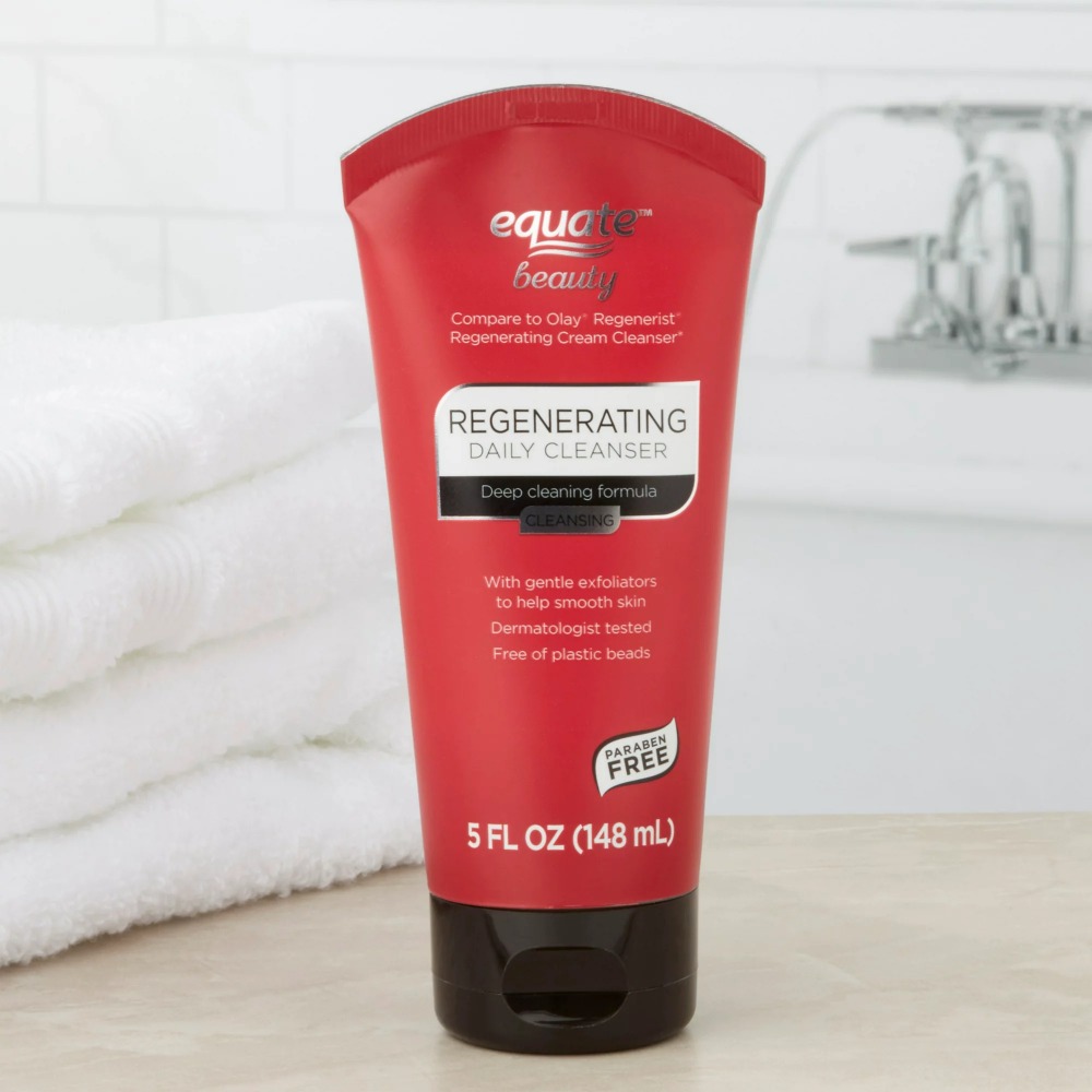 Equate Beauty Cleansing Deep Cleaning Formula Regenerating Daily Cleanser Tube, 5 fl oz - Image 3