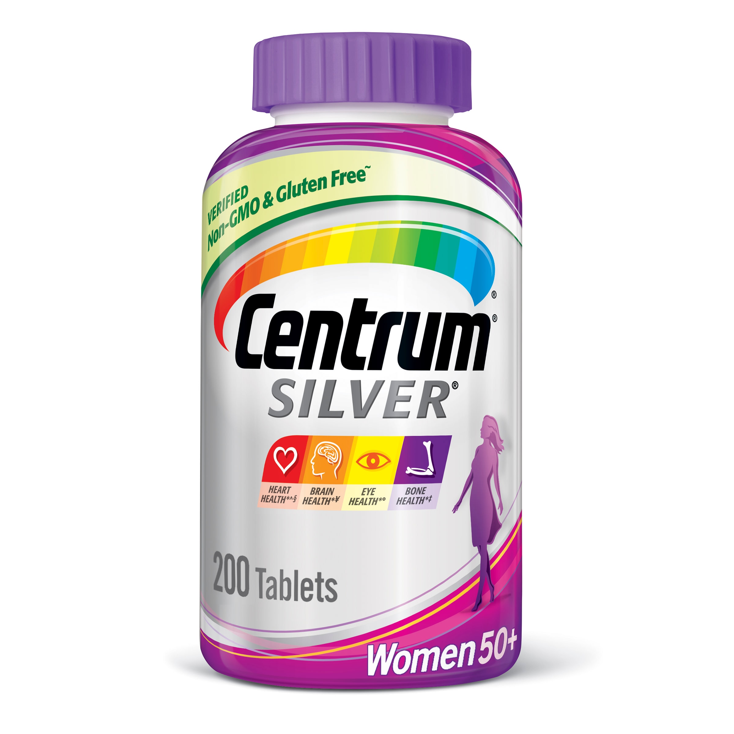 Centrum Silver Multivitamin for Women 50+ Tablets, 200 CT