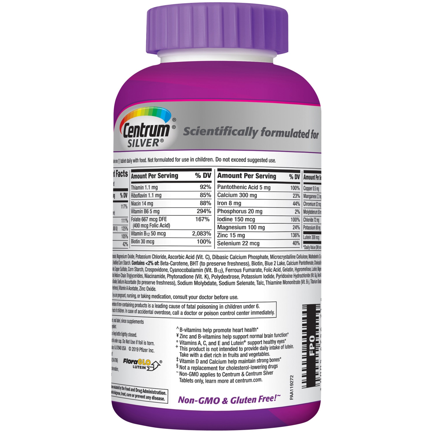 Centrum Silver Multivitamin for Women 50+ Tablets, 200 CT - Image 3